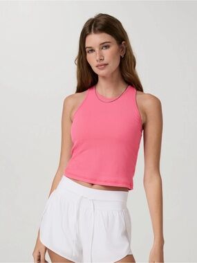 Vouri Pose Plyo Tank - Sunset Pink